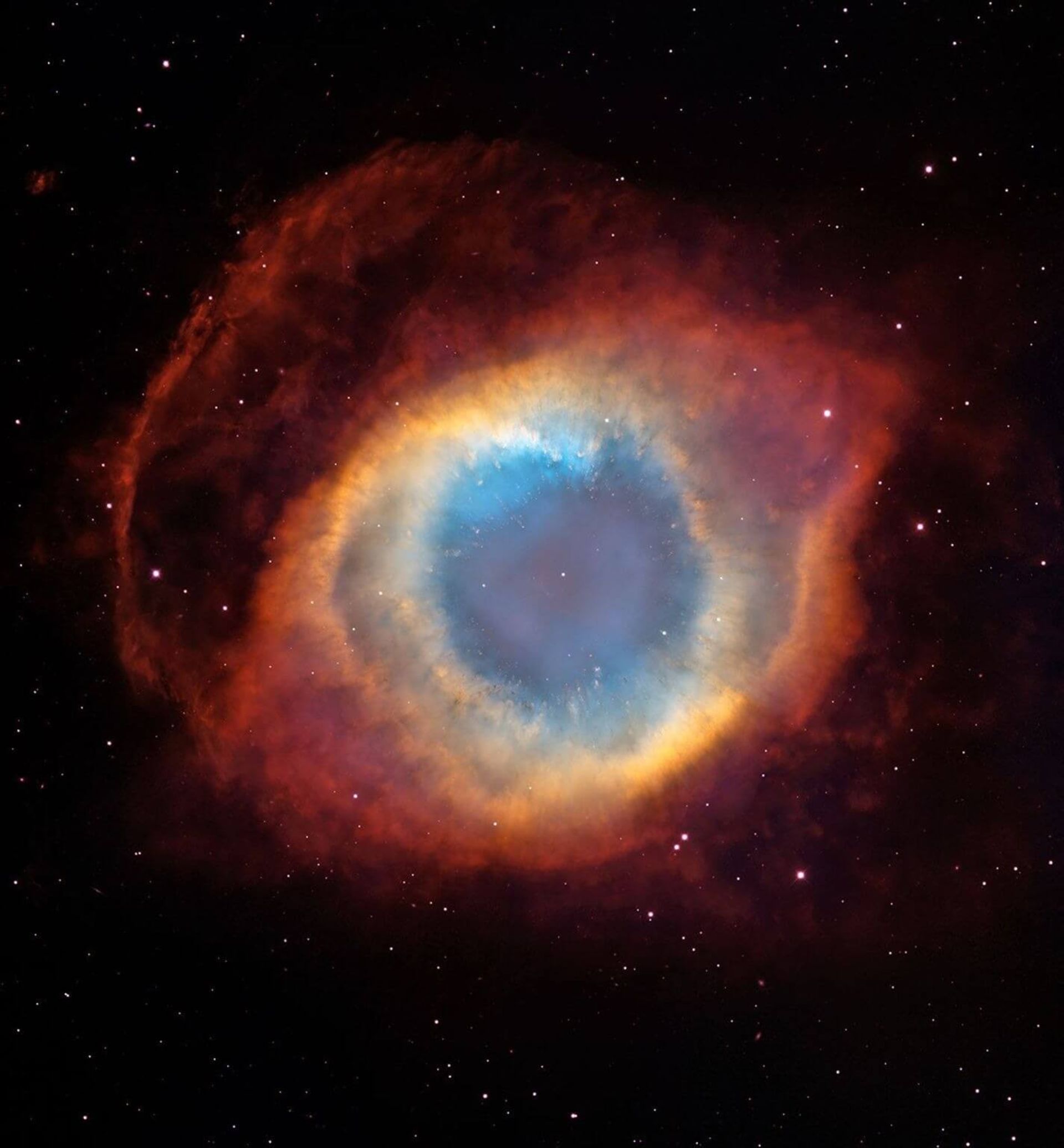 سال چهاردهم پروژه تلسکوپ فضایی هابل - Helix Nebula
