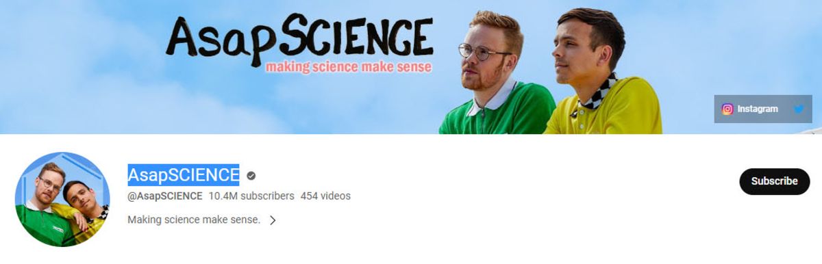 asapScience YouTube channel