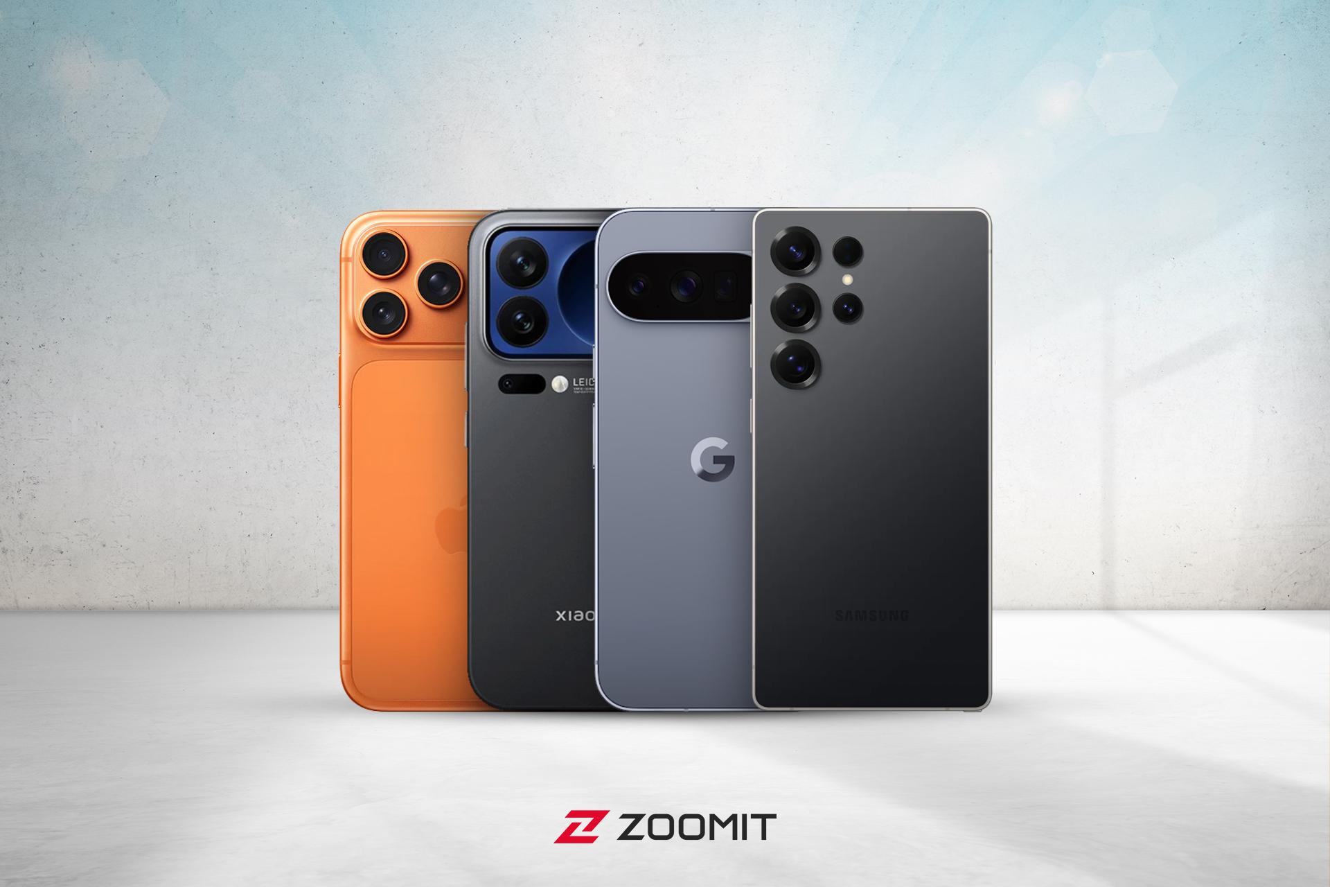 چهار گوشی از اپل سامسونگ شیائومی و سامسونگ