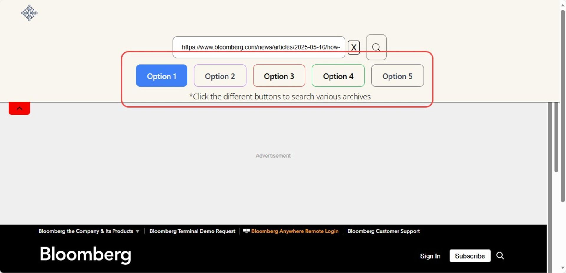 وبسایت removepaywall