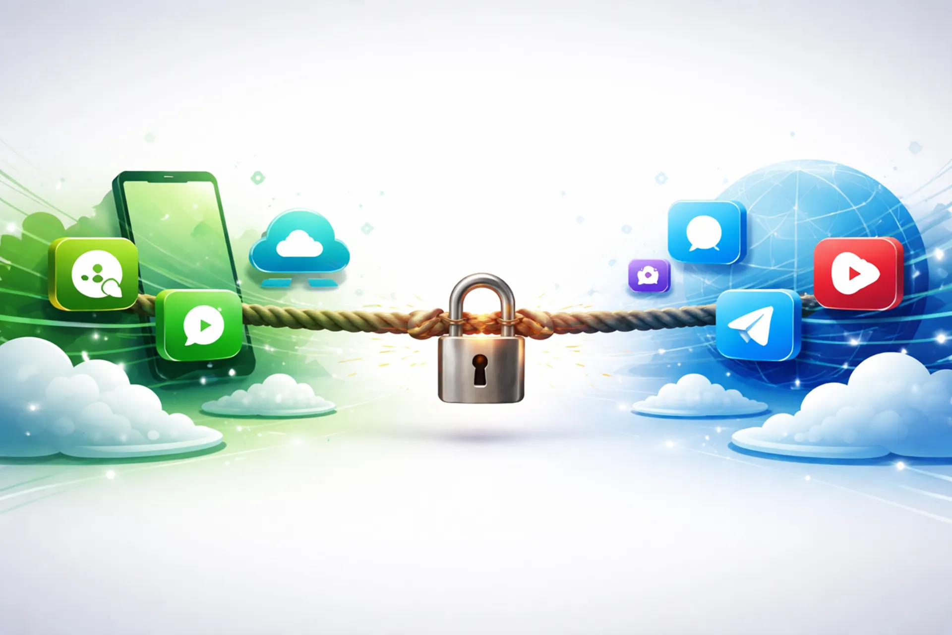 تحریم پیام رسان خارجی