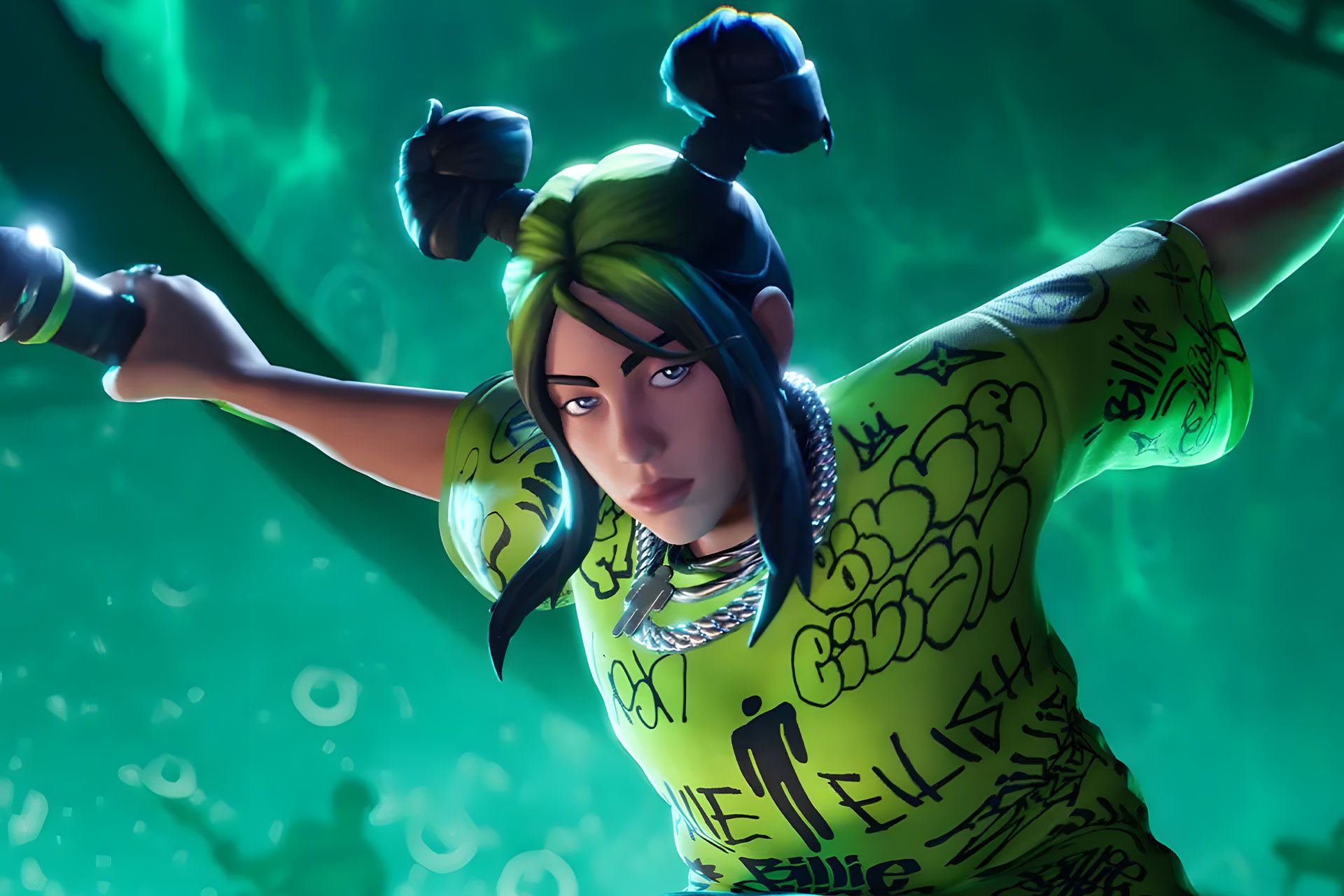 کاراکتر بیلی آیلیش در بازی فورتنایت