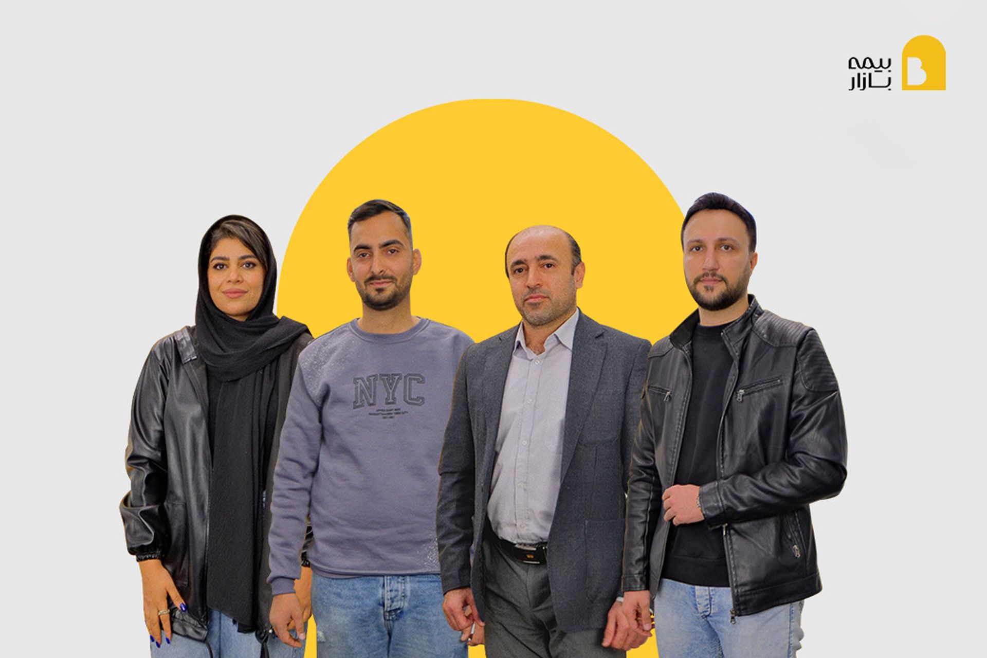 چهار نفر از کاربران بیمه‌بازار