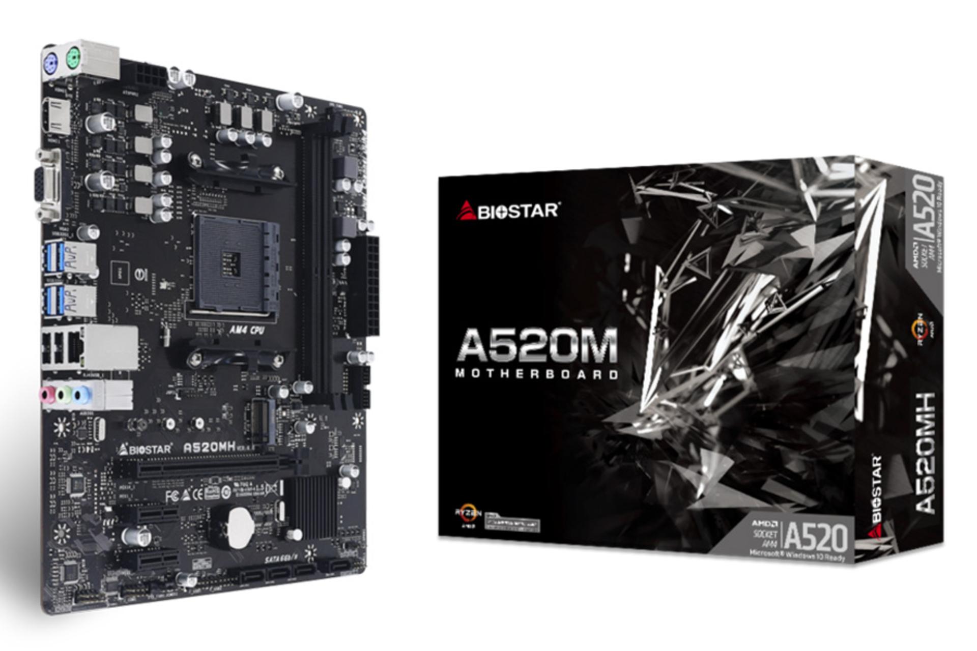 مادربرد بایواستار Biostar A520MH Ver. 6.0 به همراه جعبه