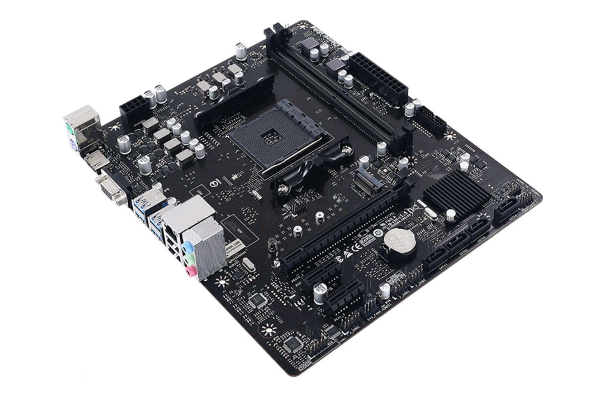 نمای کناری مادربرد بایواستار Biostar A520MH Ver. 6.0