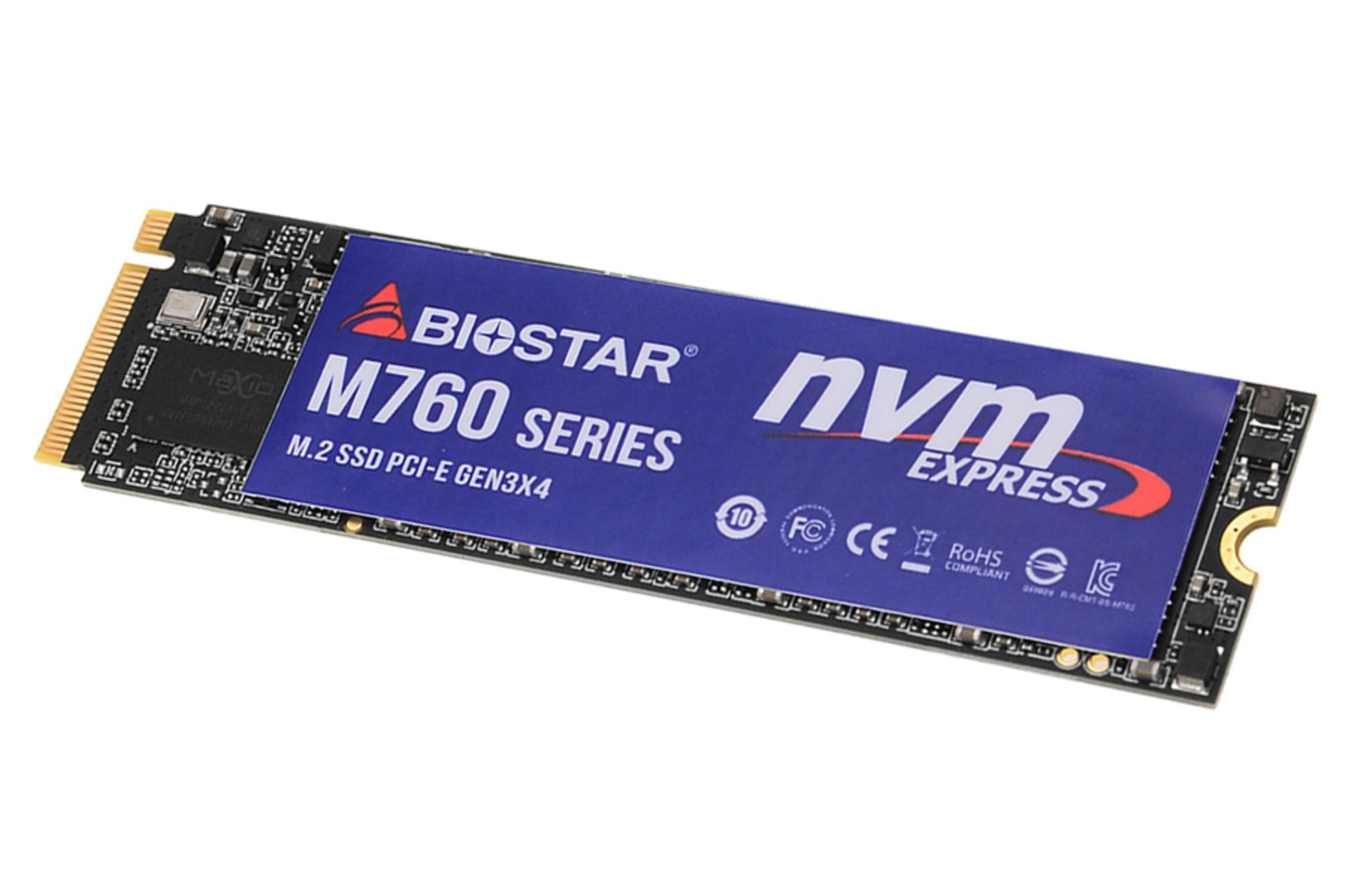 ابعاد و اندازه اس اس دی بایواستار M760 NVMe M.2 ظرفیت 512 گیگابایت