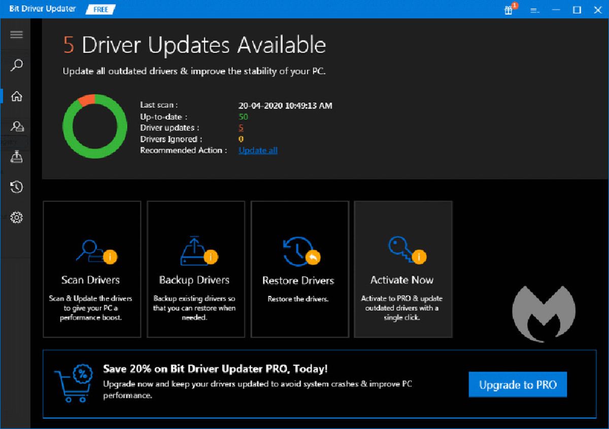 bit driver updater software environment