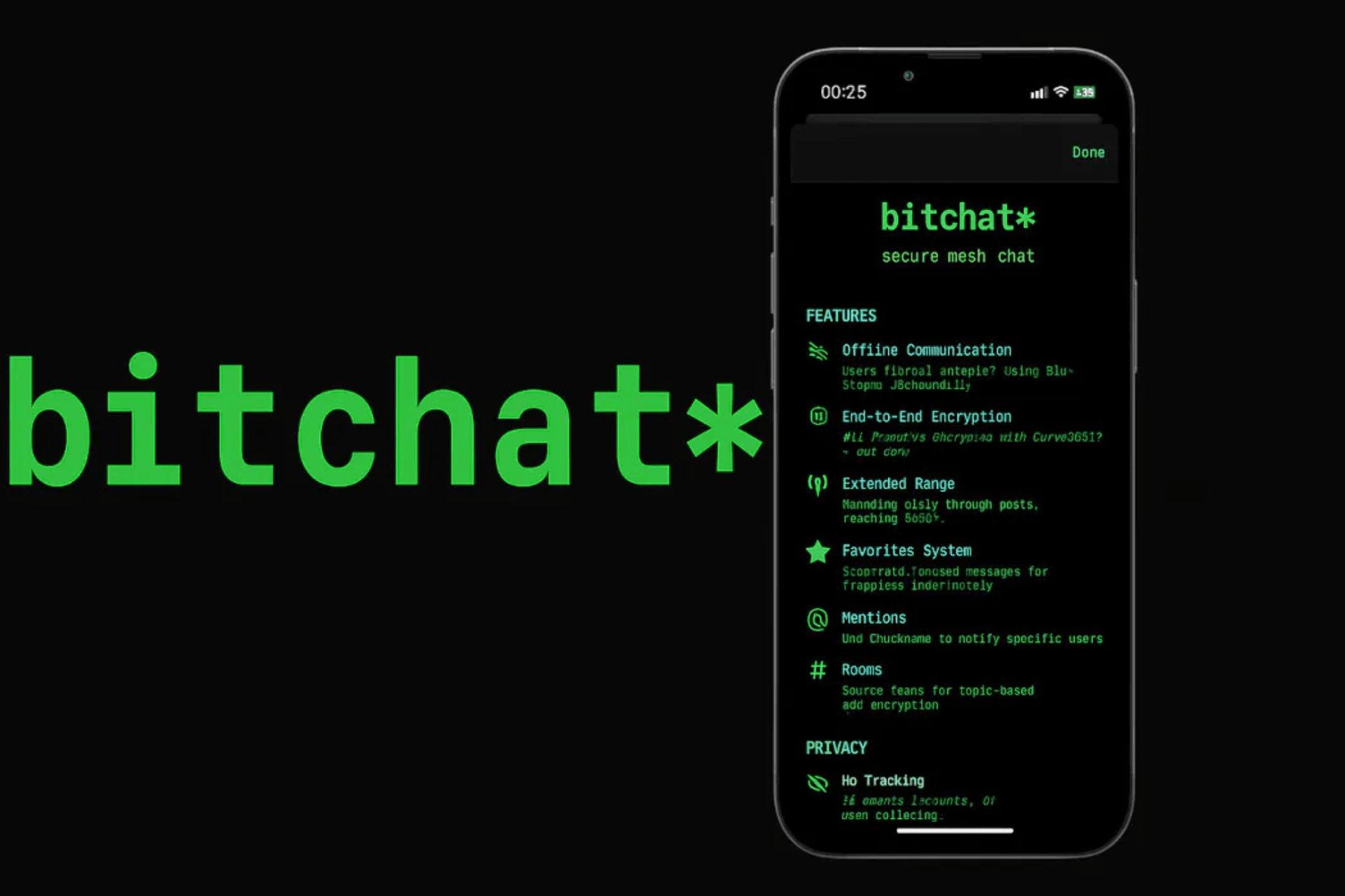 اپلیکیشن Bitchat
