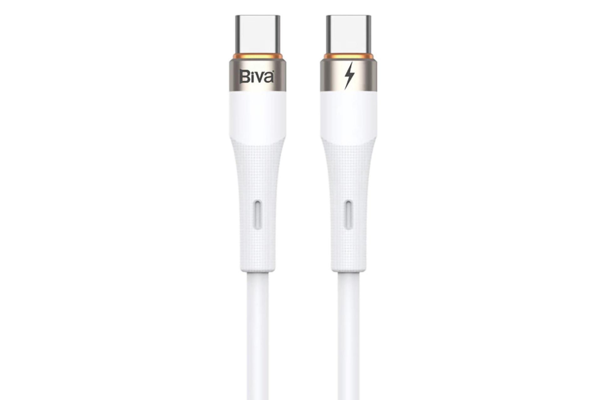 کابل شارژ USB بیوا Type-C به Type-C مدل C-21CC با طول 1.2 متر
