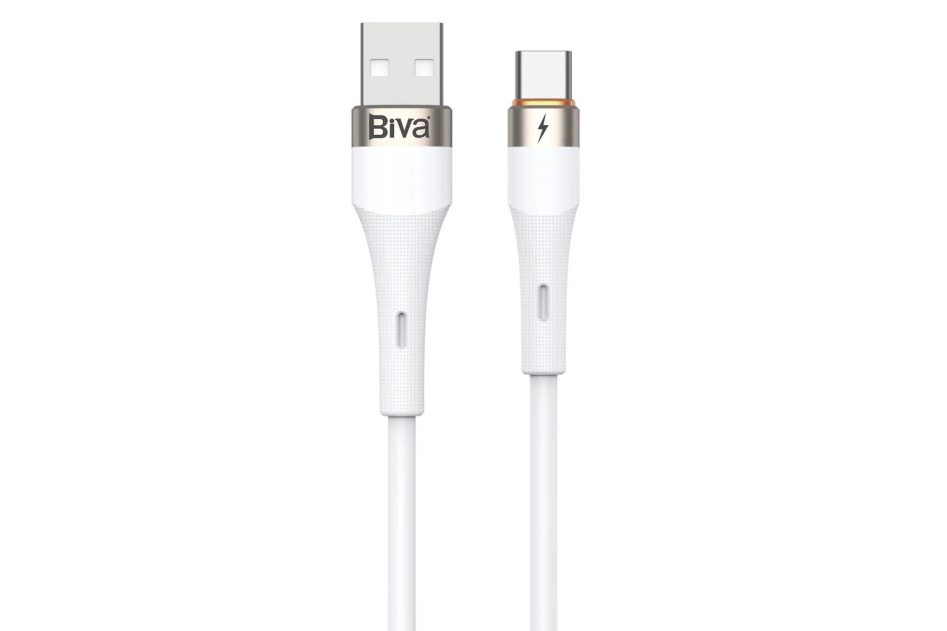 کابل شارژ USB بیوا Type-A به Type-C مدل C-21T با طول 1.2 متر