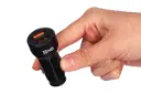 ابعاد شارژر بیوا Biva CC-33 در دست
