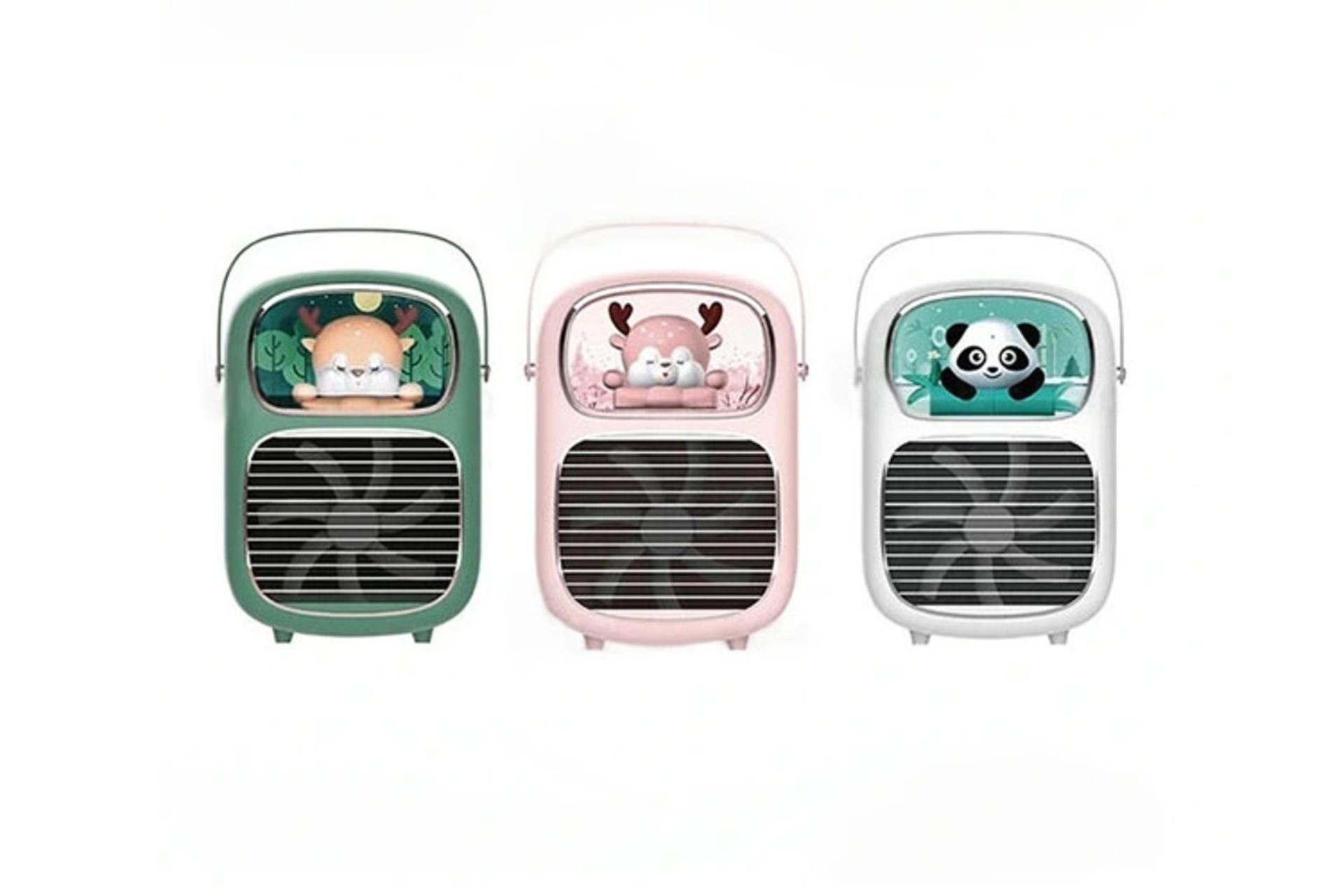 پنکه بیوا Biva Desktop Cooling Fan نمای رنگ های مختلف