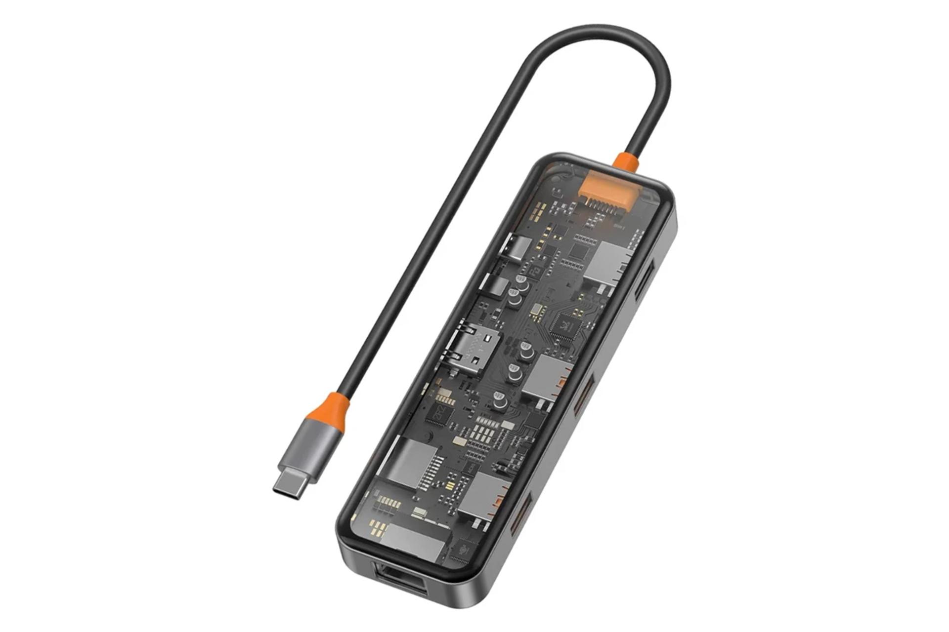 هاب USB هاب USB-C بیوا 8 پورت مدل HUB-03