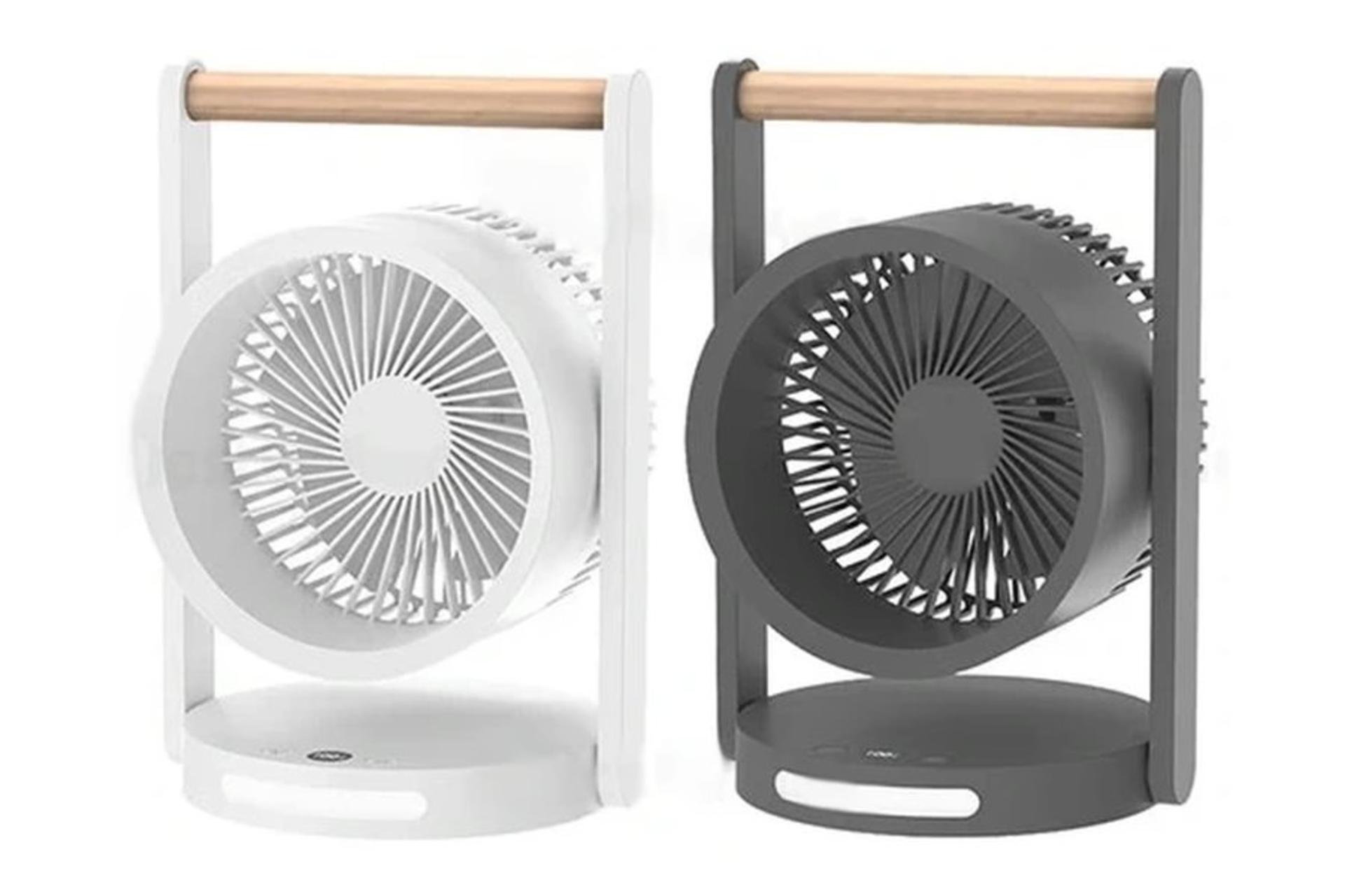 پنکه رومیزی بیوا Biva Portable Desktop Cycle Fan رنگ مشکی و سفید