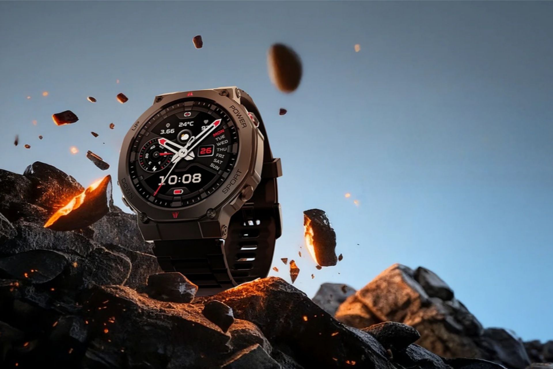 ساعت هوشمند Black Shark GS3 Ultra روی کوه