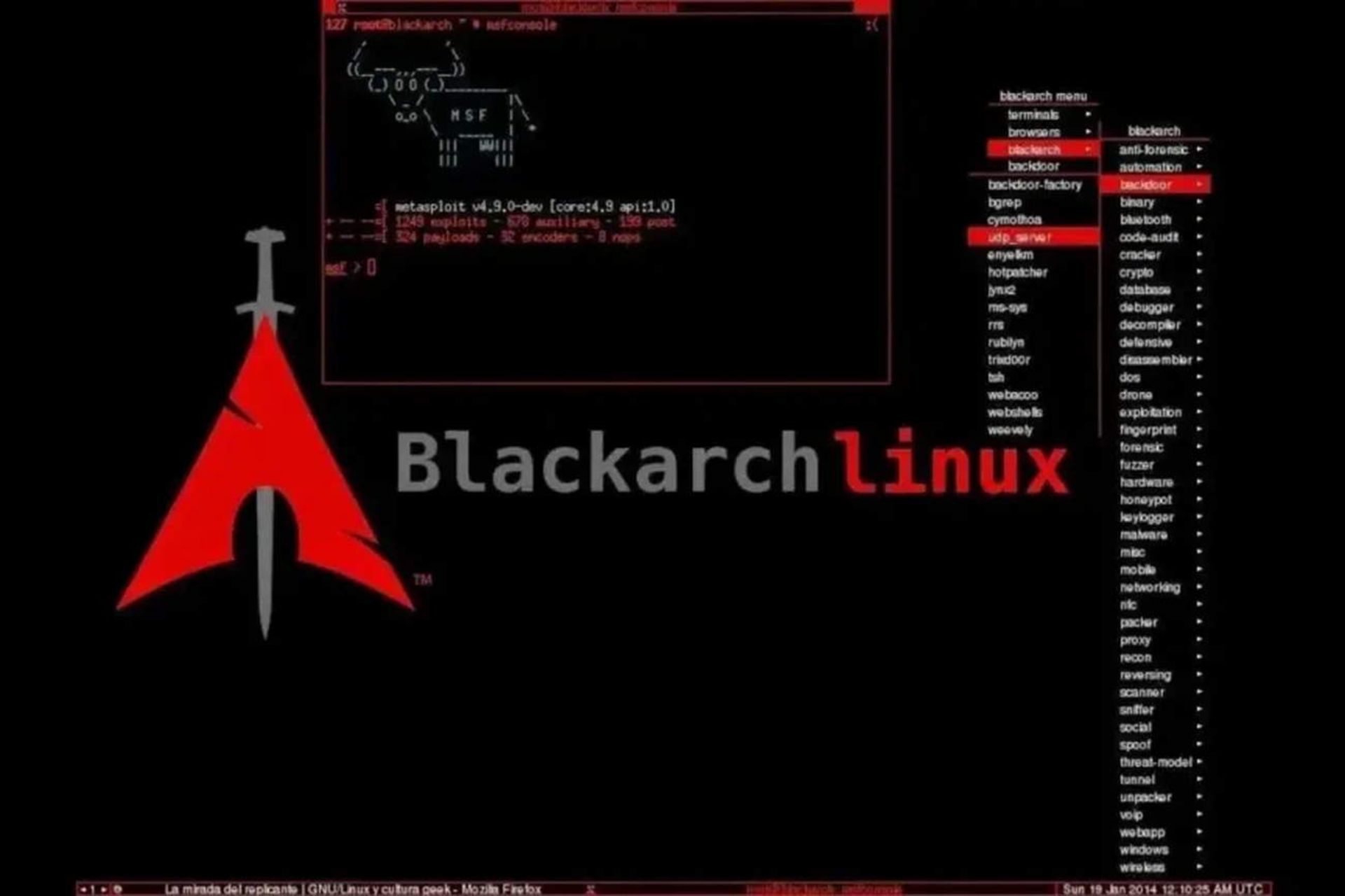 رابط گرافیکی لینوکس BlackArch