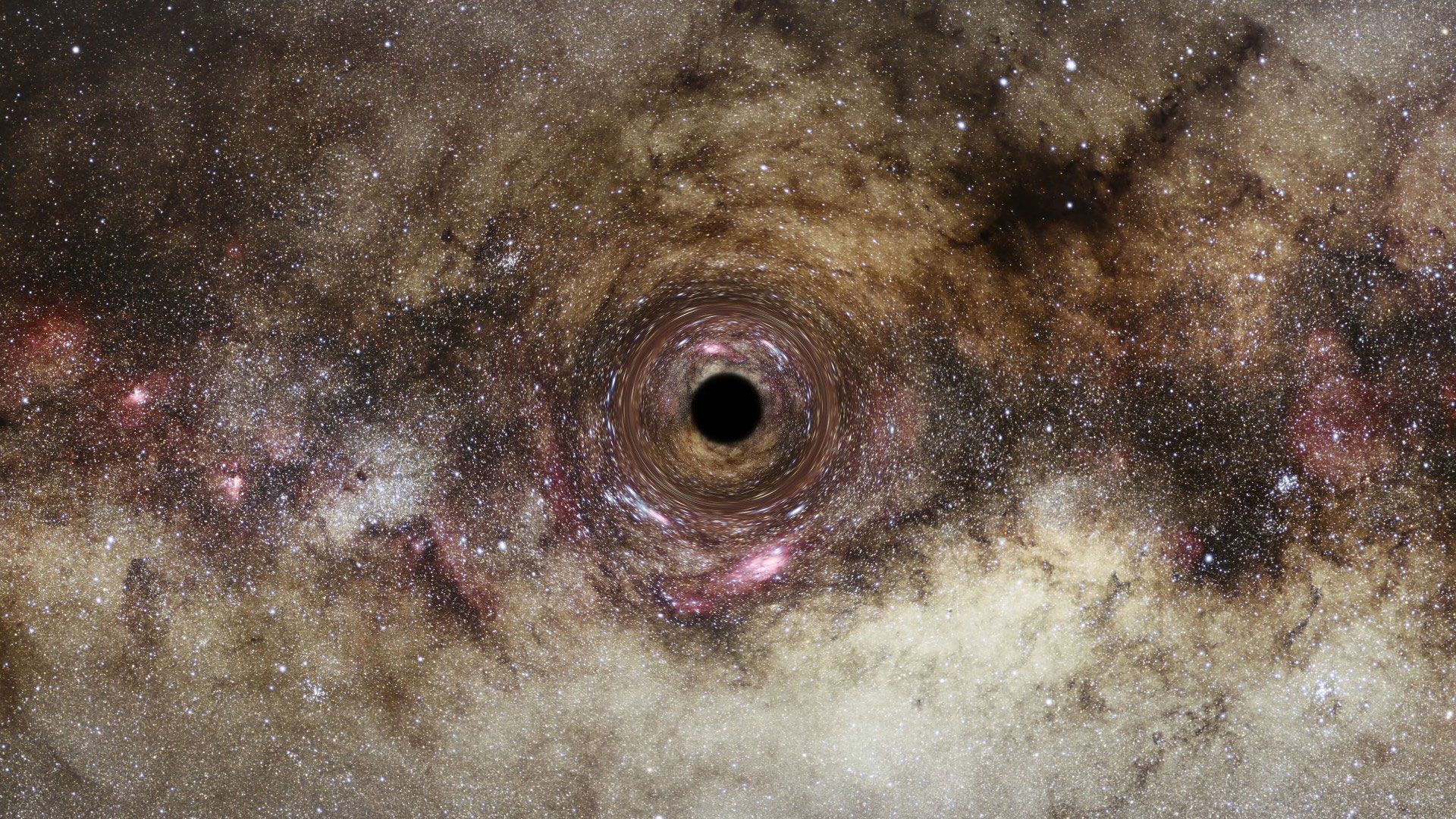 تصویر فرضی سیاه‌چاله