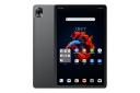 نمای کلی تبلت مگا 1 بلک ویو / Blackview MEGA 1 با نمایشگر روشن و نمایش دوربین پنل پشت رنگ خاکستری