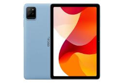 نمای کلی تبلت اسکال پد 30 WiFi بلک ویو / Blackview Oscal Pad 30 WiFi با نمایشگر روشن و نمایش لوگو و دوربین پنل پشت