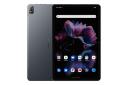 نمای کلی تبلت تب 16 بلک ویو / Blackview Tab 16 با نمایشگر روشن و نمایش لوگو و دوربین پنل پشت رنگ خاکستری