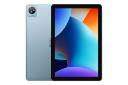 نمای کلی تبلت تب 30 WiFi بلک ویو / Blackview Tab 30 WiFi با نمایشگر روشن و نمایش لوگو و دوربین پنل پشت رنگ آبی
