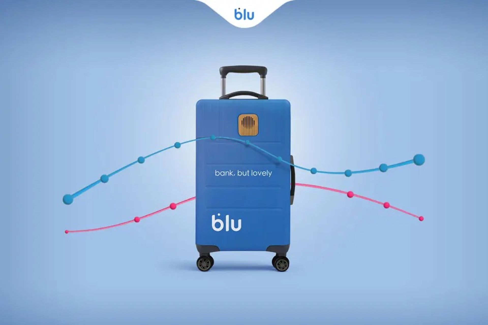 چمدان با طرح بلوکارت