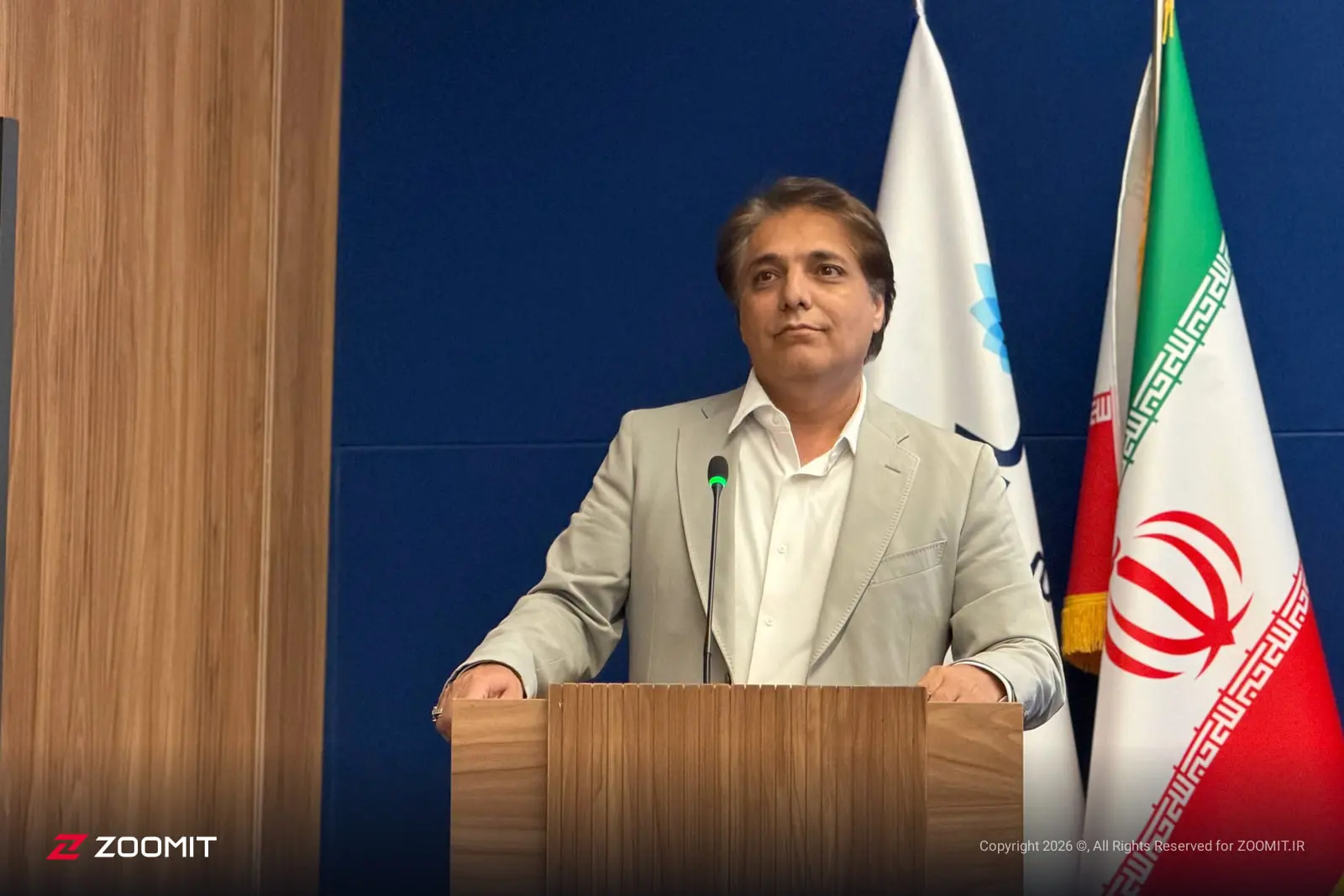 رضا حیدری، مدیرعامل بلوبانک سامان در دومین نشست باگ بانتی