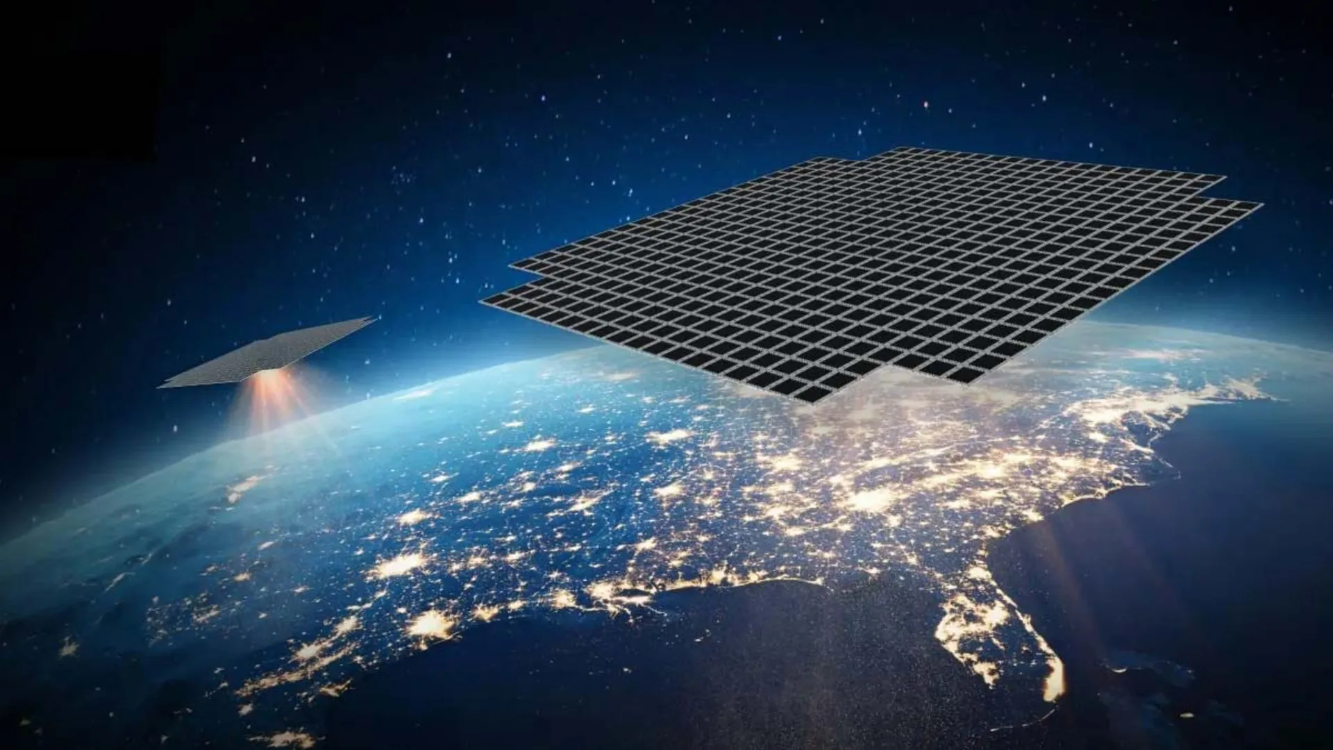 تصویرسازی از ماهواره‌های بلوبرد برفراز زمین