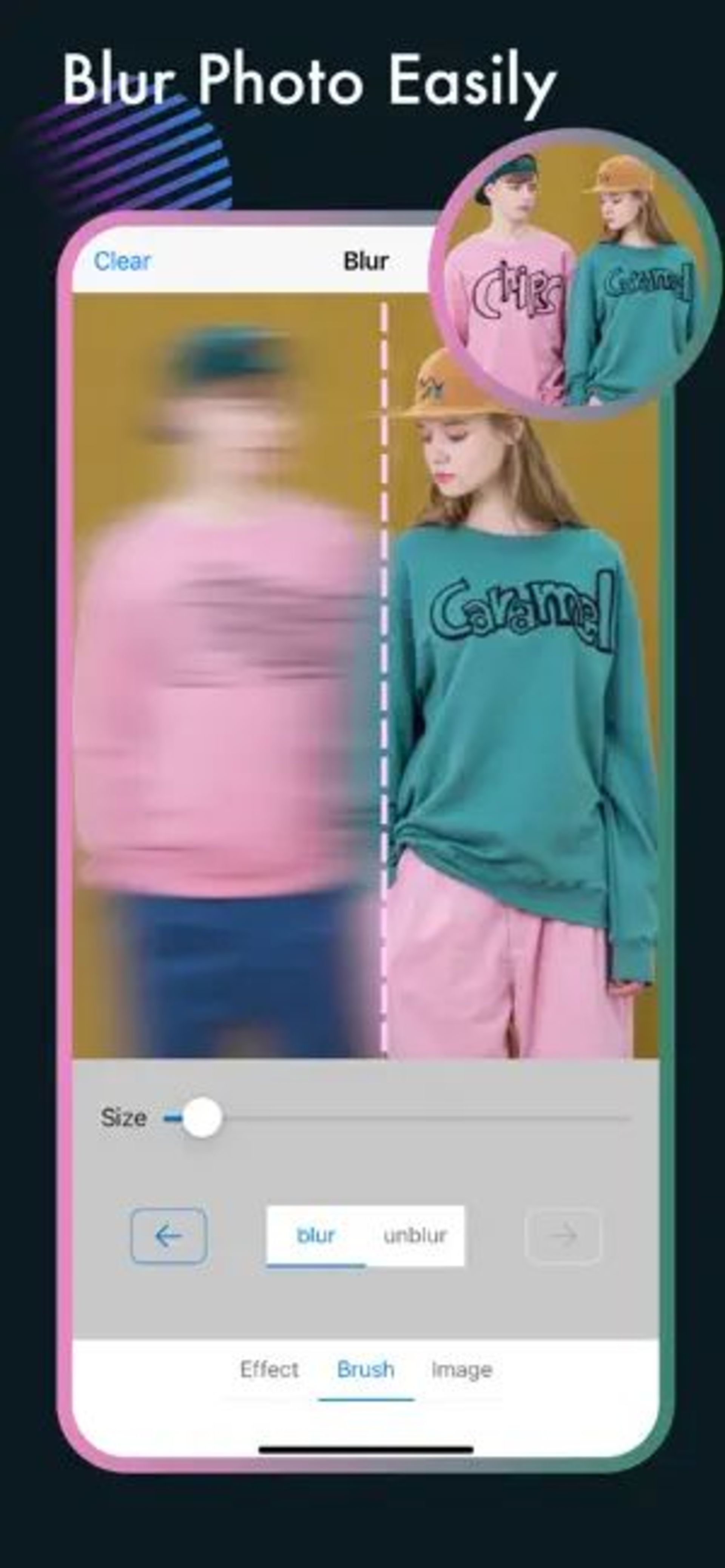 برنامه Blur Photo Background Editor آیفون