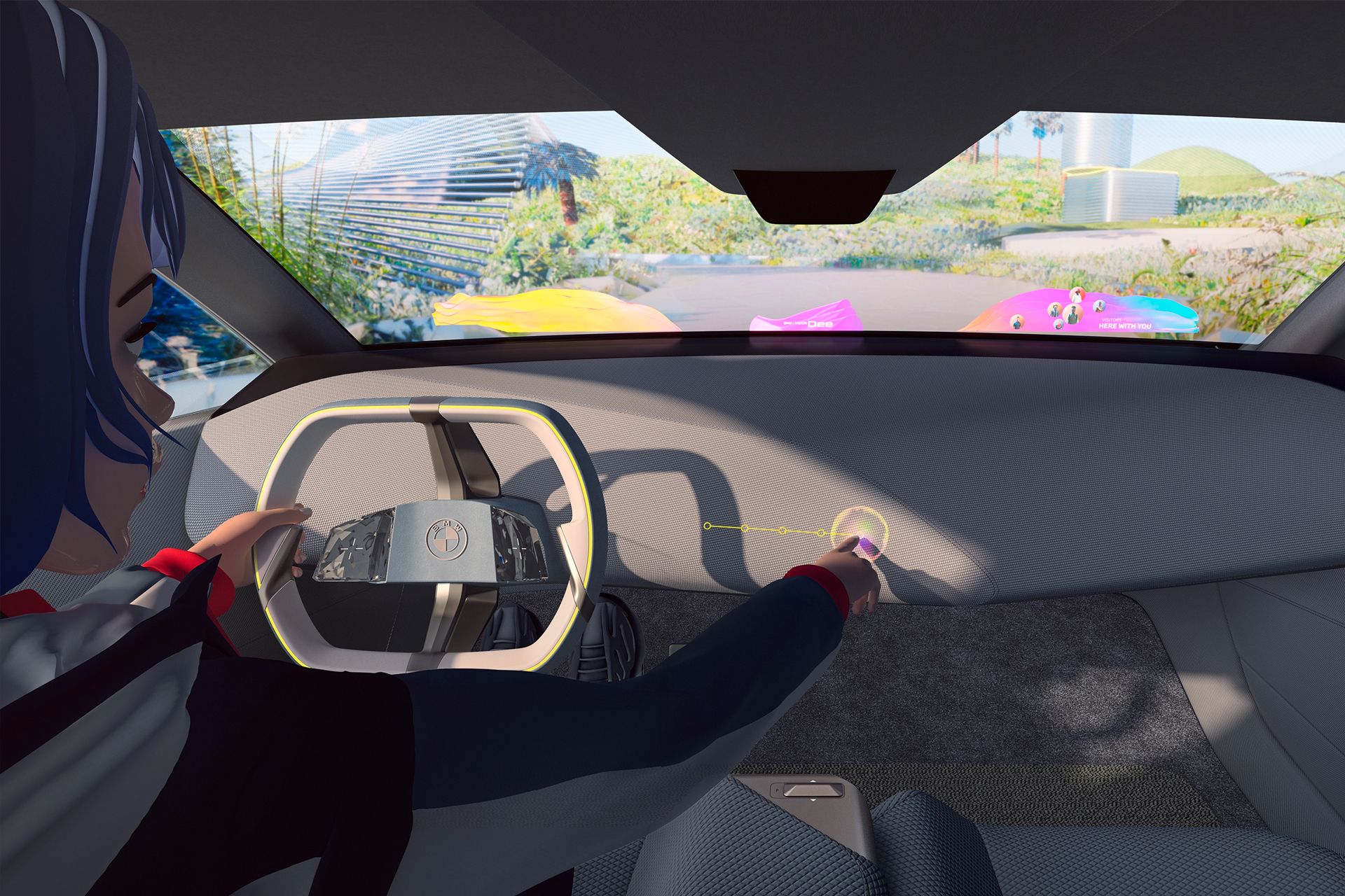 نمای داخلی خودرو مفهومی بی ام و BMW i Vision Dee
