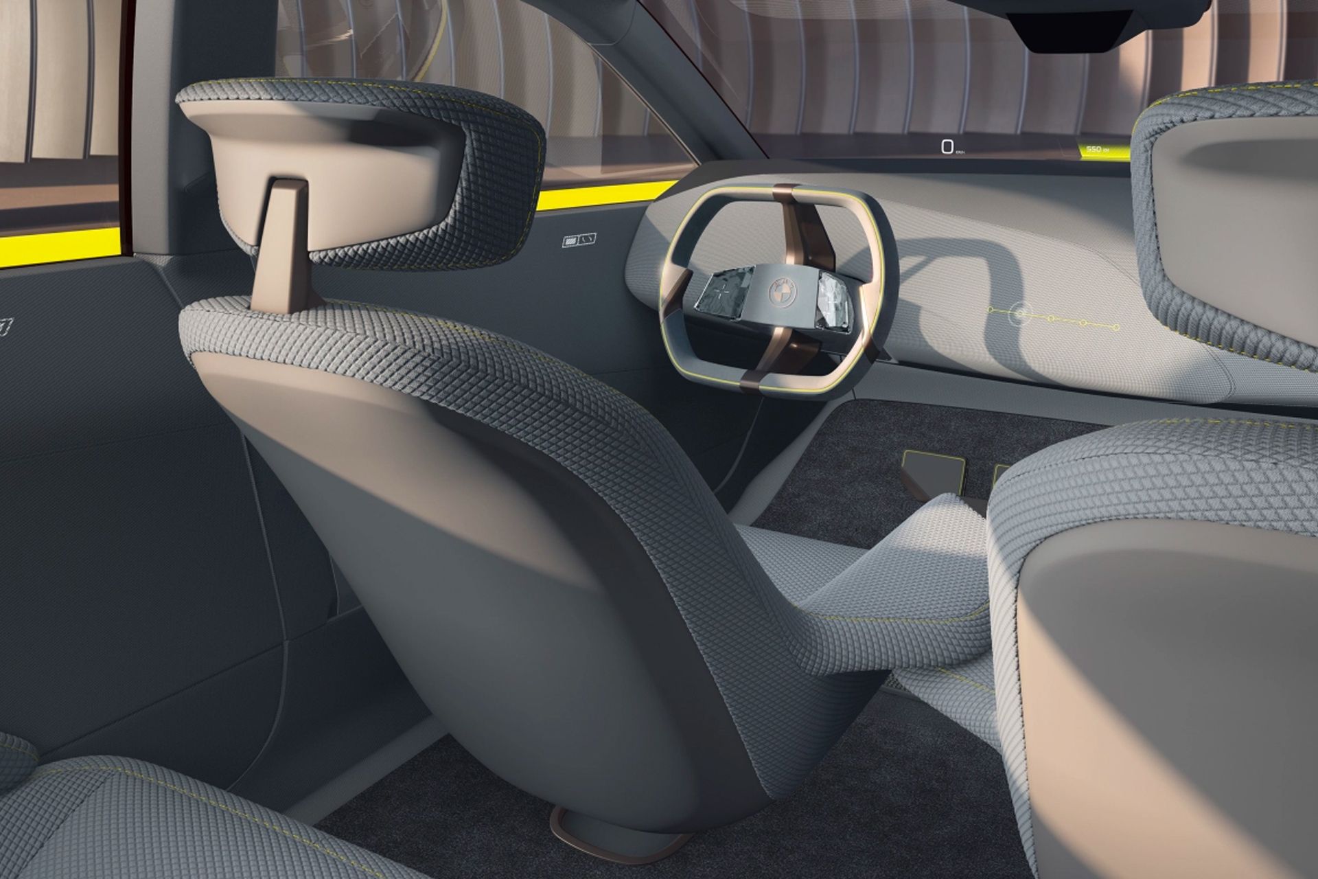 نمایشگر هدآپ جدید خودرو مفهومی بی ام و BMW i Vision Dee