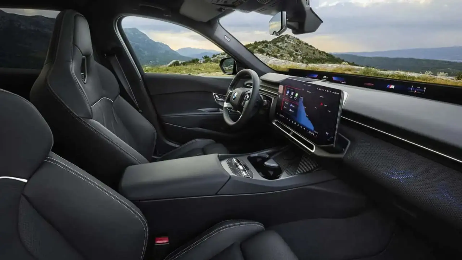داشبورد و صندلی‌های چرمی خودرو BMW i3 (BMW i3) مدل ۲۰۲۷