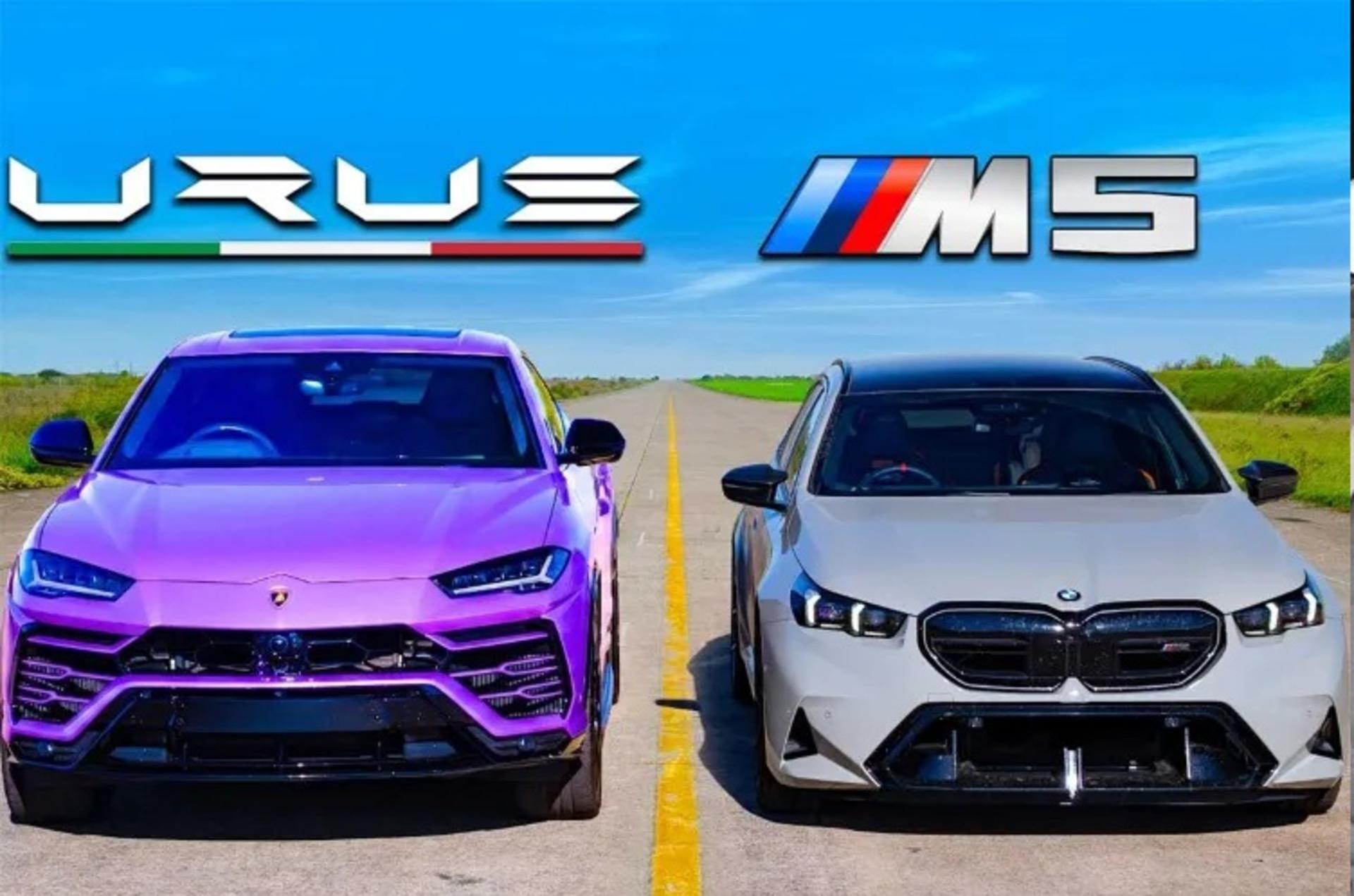 BMW M5 vs lamborghini urus 
