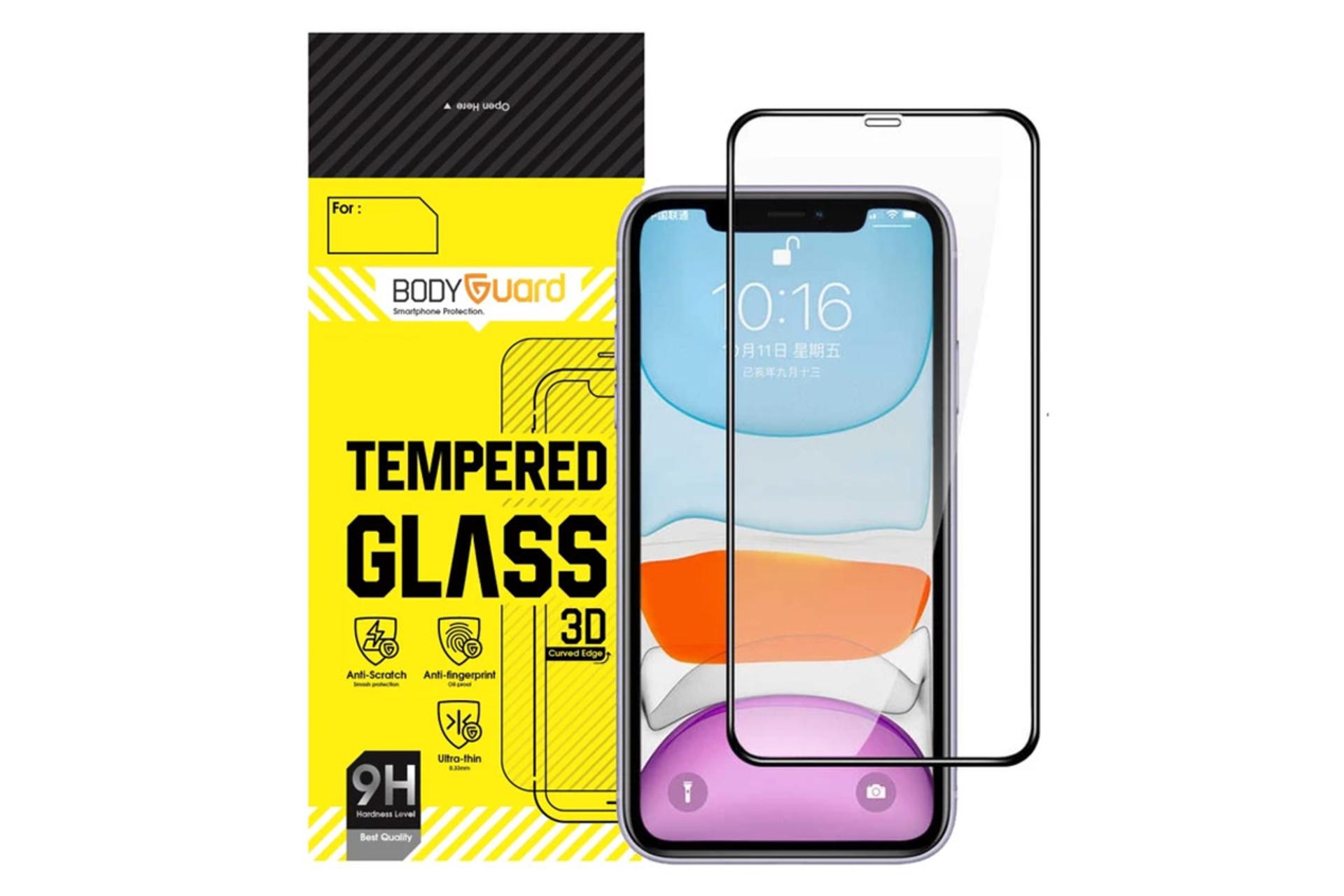 محافظ صفحه نمایش گوشی بادیگارد مدل FIP مناسب اپل iPhone 11