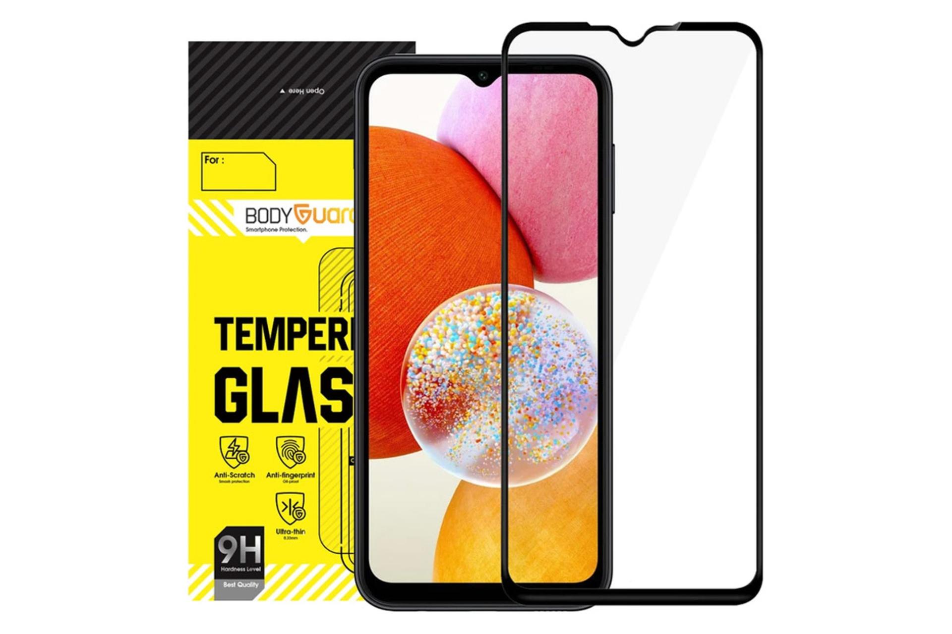 محافظ صفحه نمایش گوشی بادیگارد مدل FS مناسب سامسونگ Galaxy A14