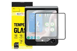 محافظ صفحه نمایش گوشی بادیگارد مدل FS مناسب سامسونگ Galaxy Z Flip5 نمایشگر بیرونی