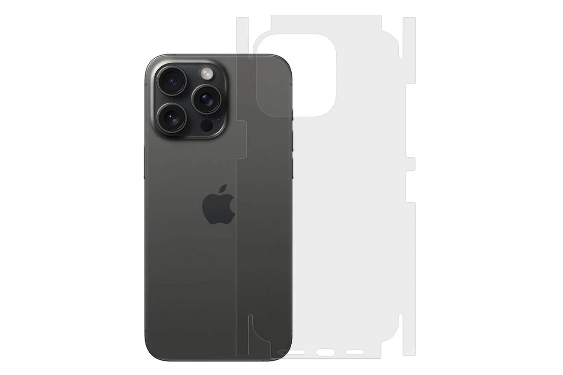 شفافیت محافظ صفحه نمایش گوشی بادیگارد مدل Full 360 مناسب اپل iPhone 15 Pro