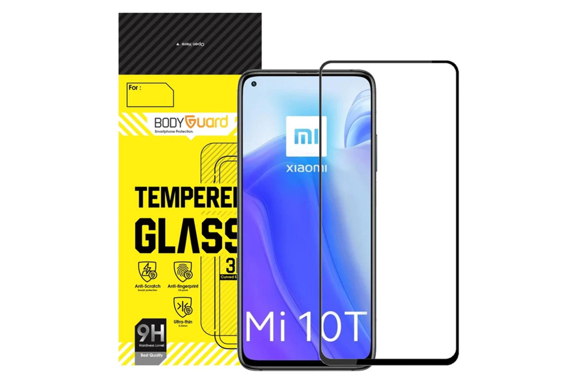 شفافیت محافظ صفحه نمایش گوشی بادیگارد مدل FX مناسب شیائومی Mi 10T