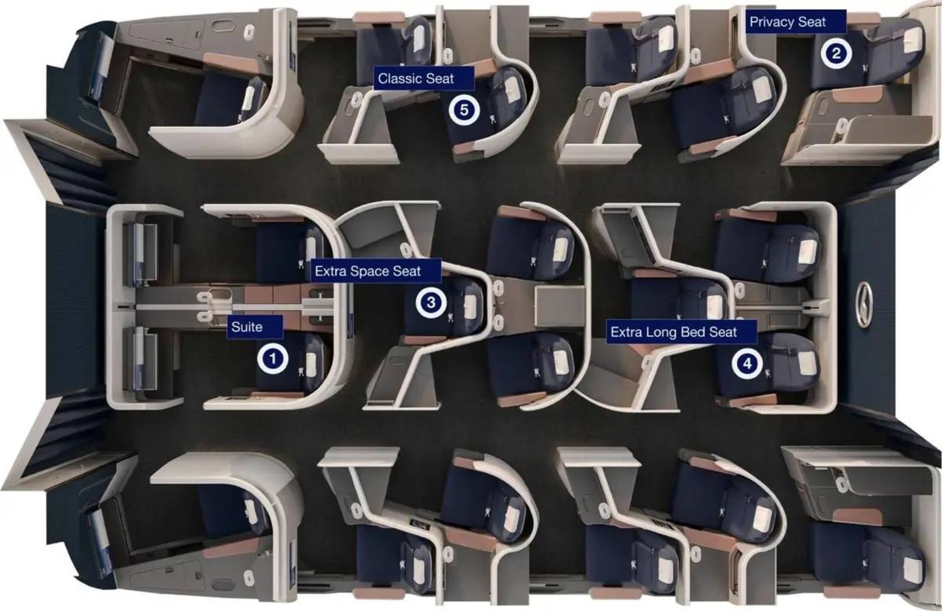 صندلی بیزنس کلاس بوئینگ ۷۸۷