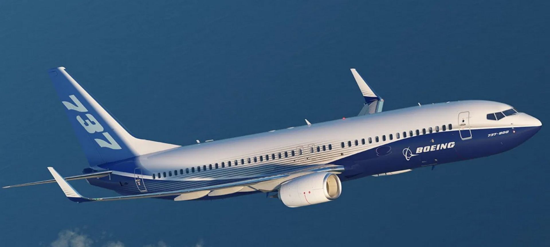 هواپیمای  737 MAX  بوئینگ در حال پرواز