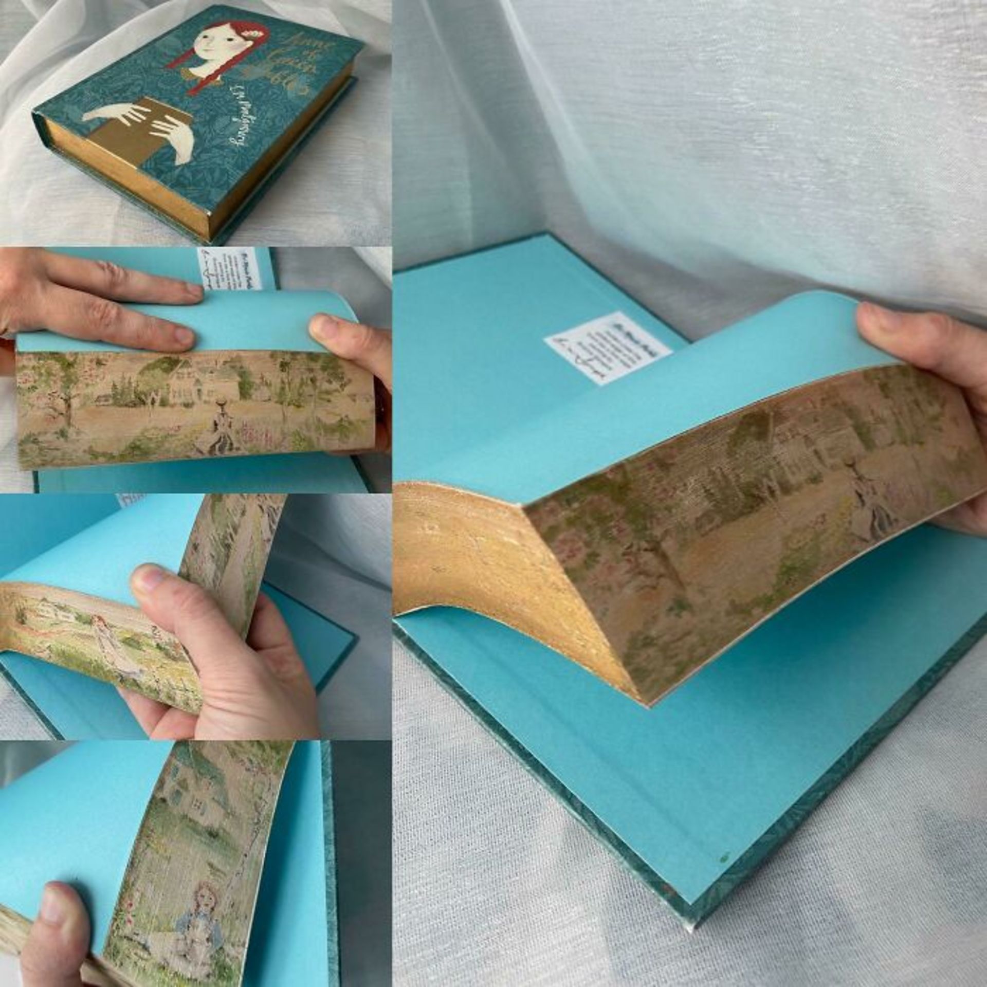 کتاب با طراحی کاغذهای لبه بیرونی