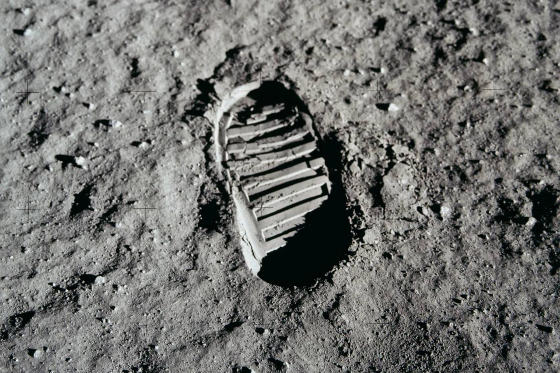 A boot on the moon