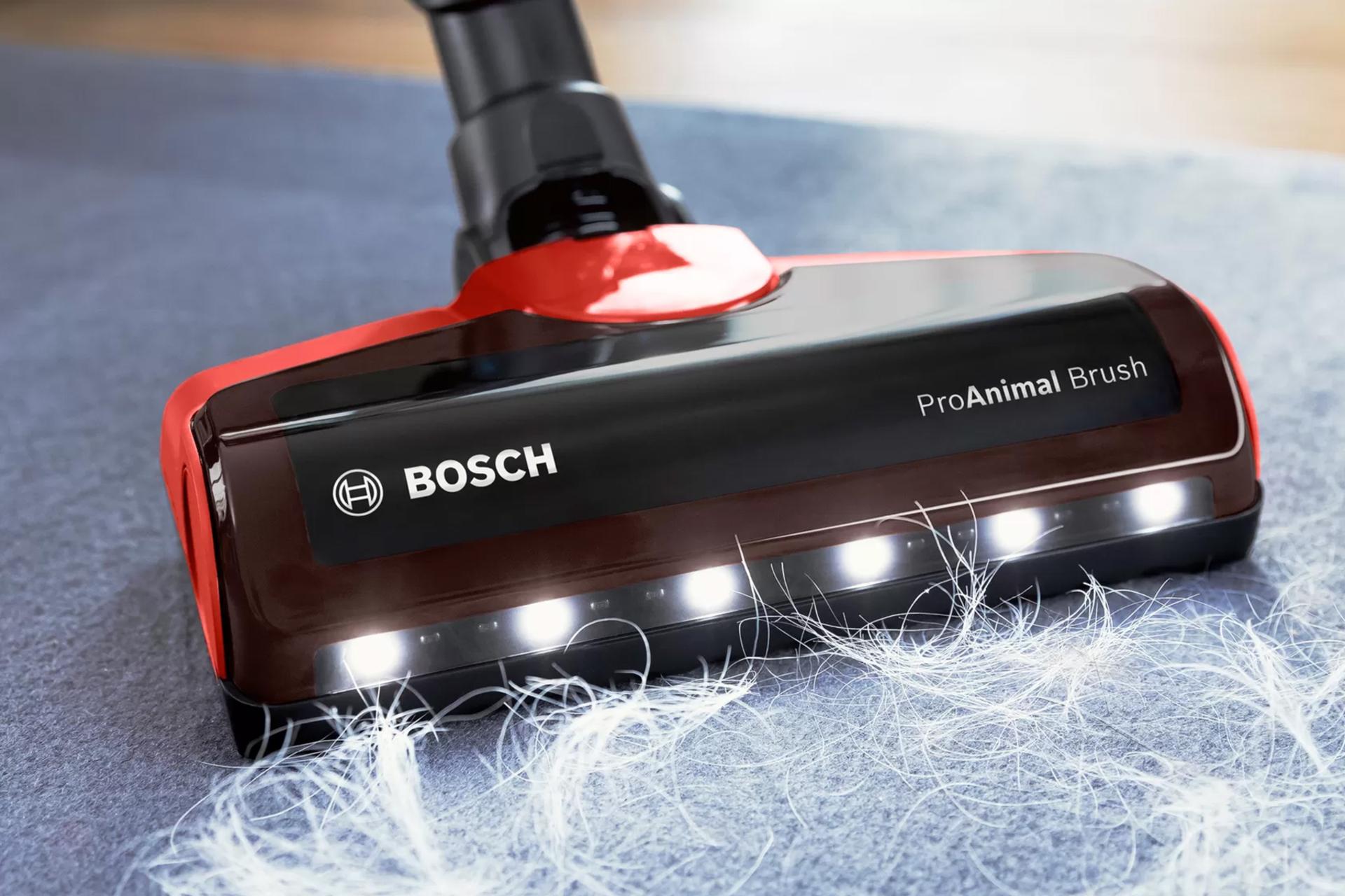 کف پارو جارو شارژی بوش مدل BCS71PETGB با نور چراغ LED