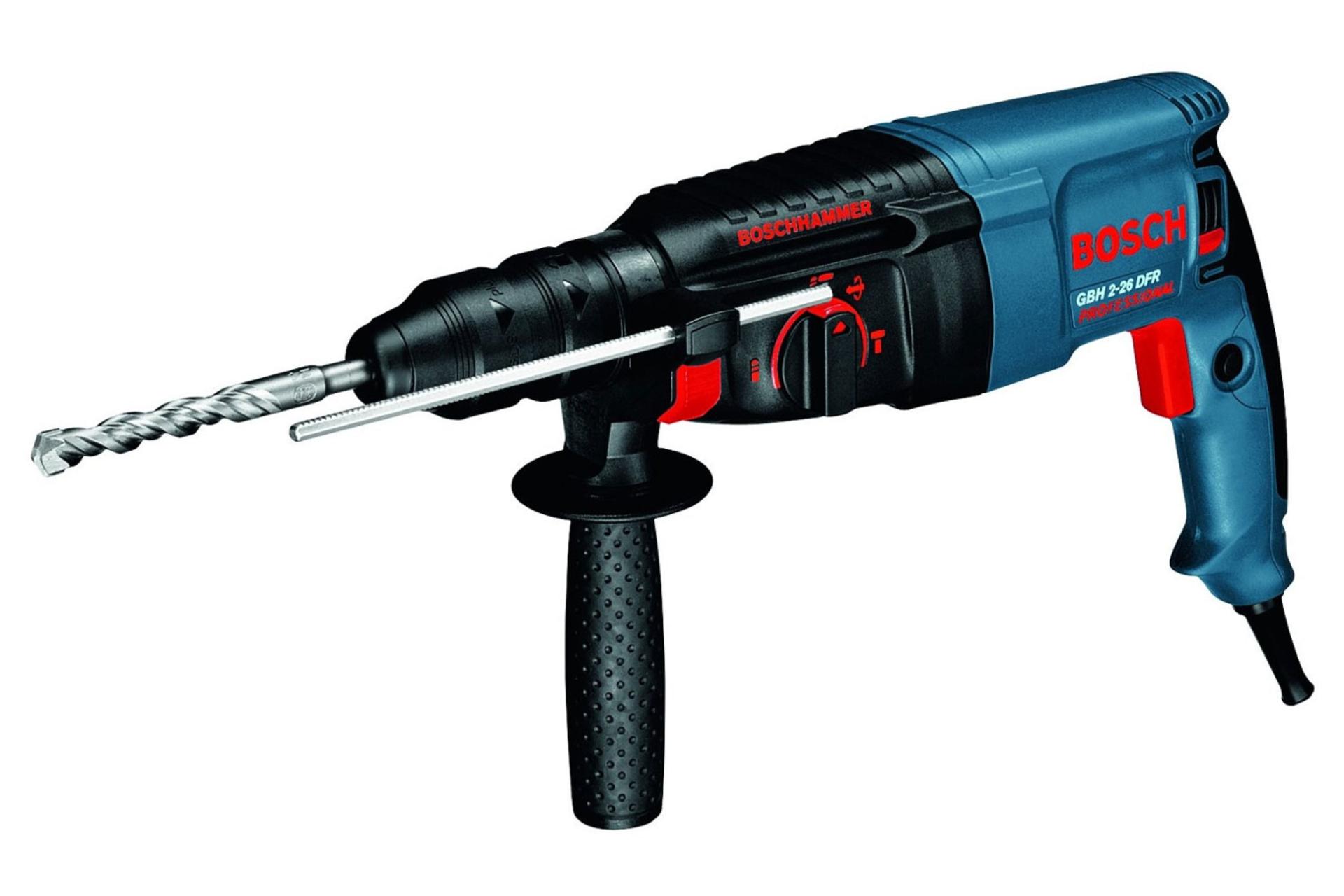 ابعاد و اندازه دریل گیربکسی برقی بوش GBH 2-26 DFR