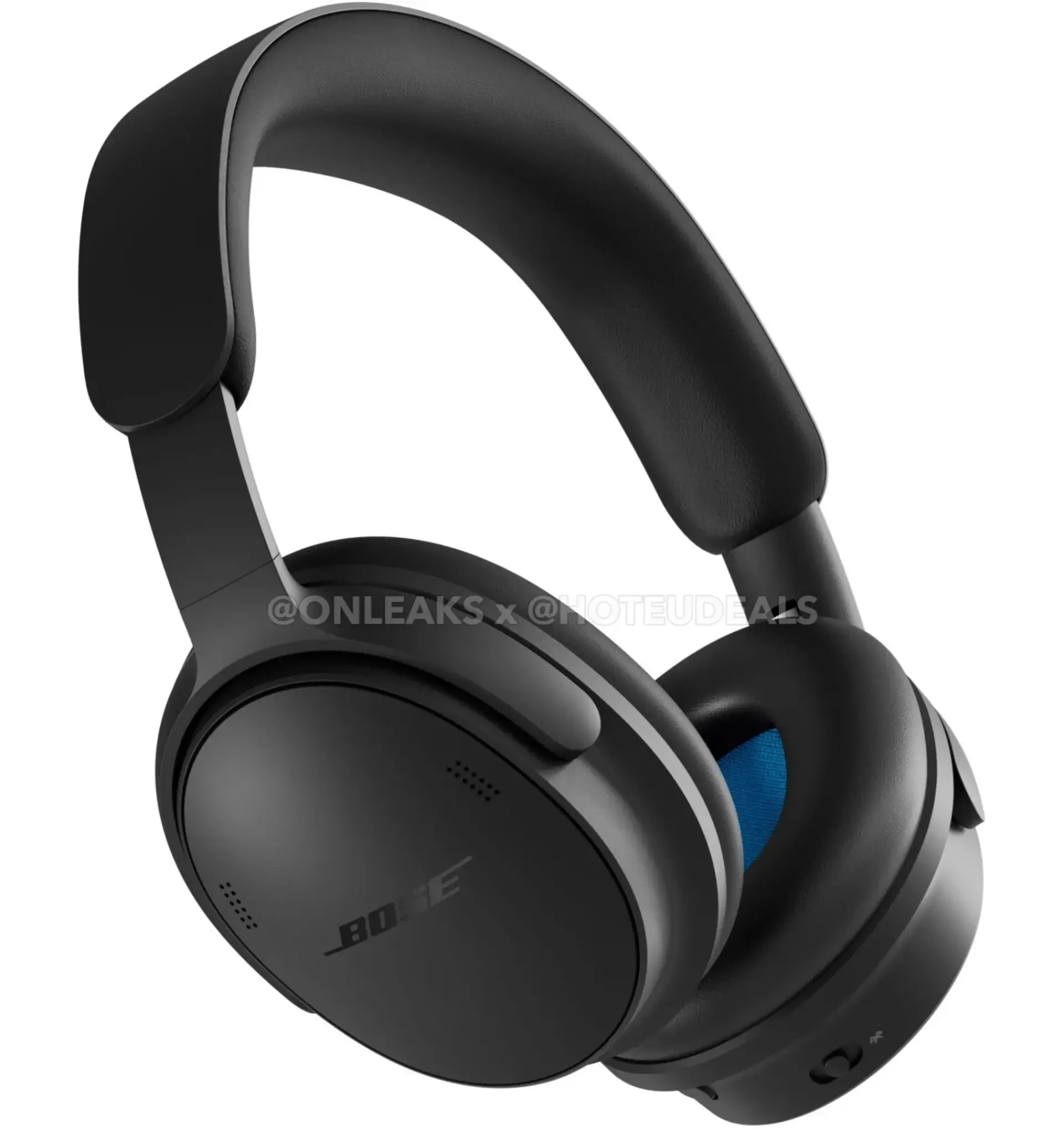 هدفون بی‌سیم بوز (Bose QuietComfort) با رنگ مشکی و طراحی ارگونومیک