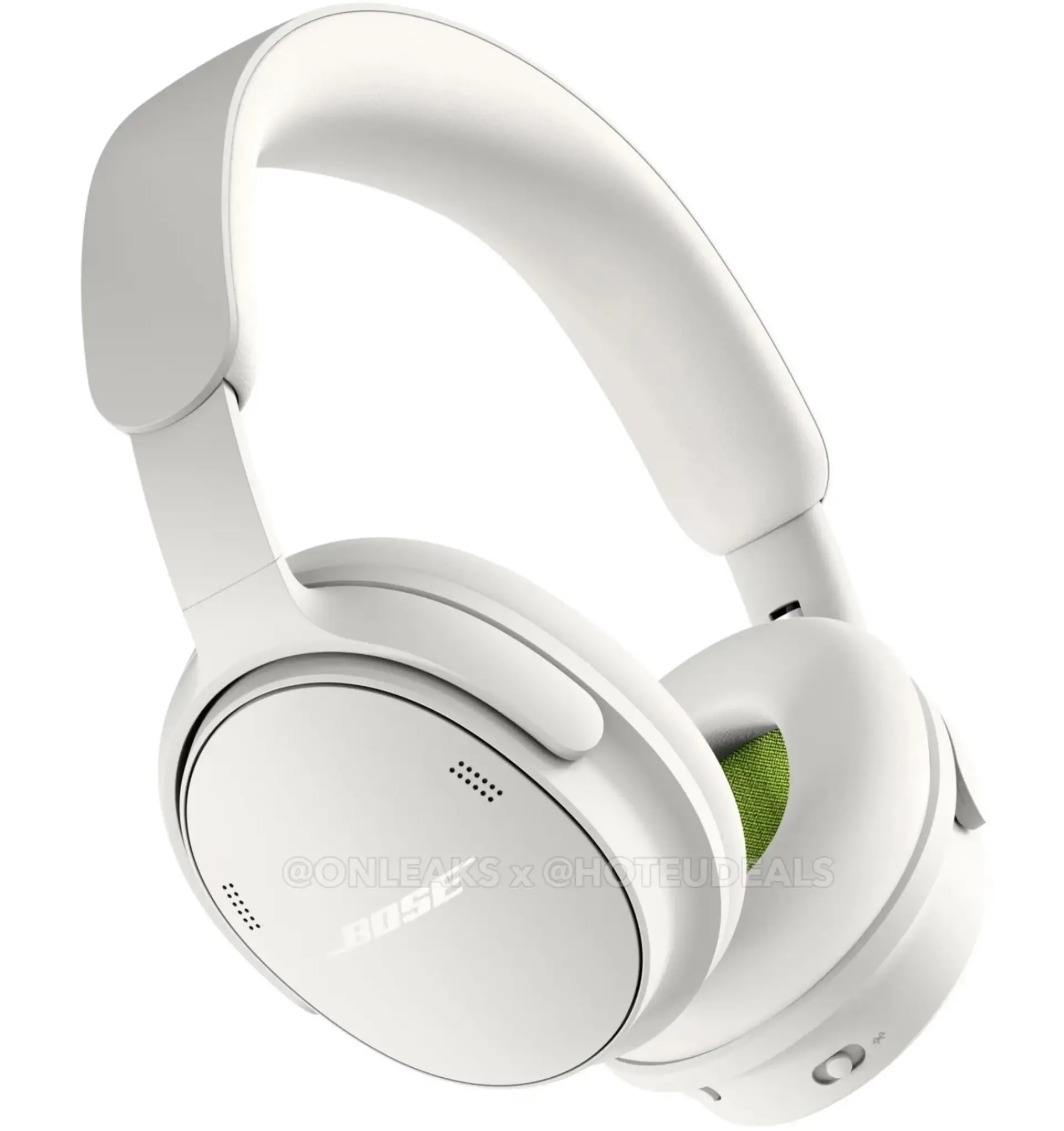 هدفون بوز (Bose) مدل QuietComfort با رنگ سفید و طراحی مدرن
