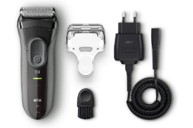 ماشین اصلاح و ریش تراش براون Braun 3000VS لوازم همراه