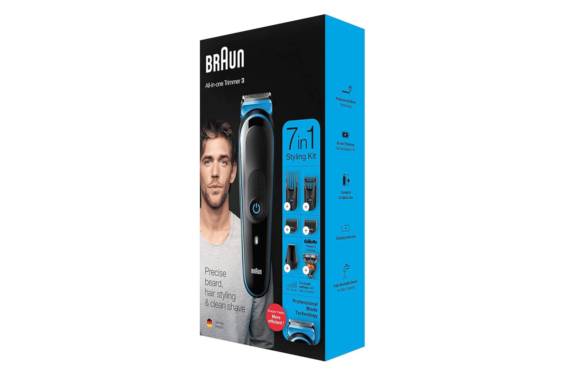 ماشین اصلاح براون Braun MGK3245 نمای بسته بندی