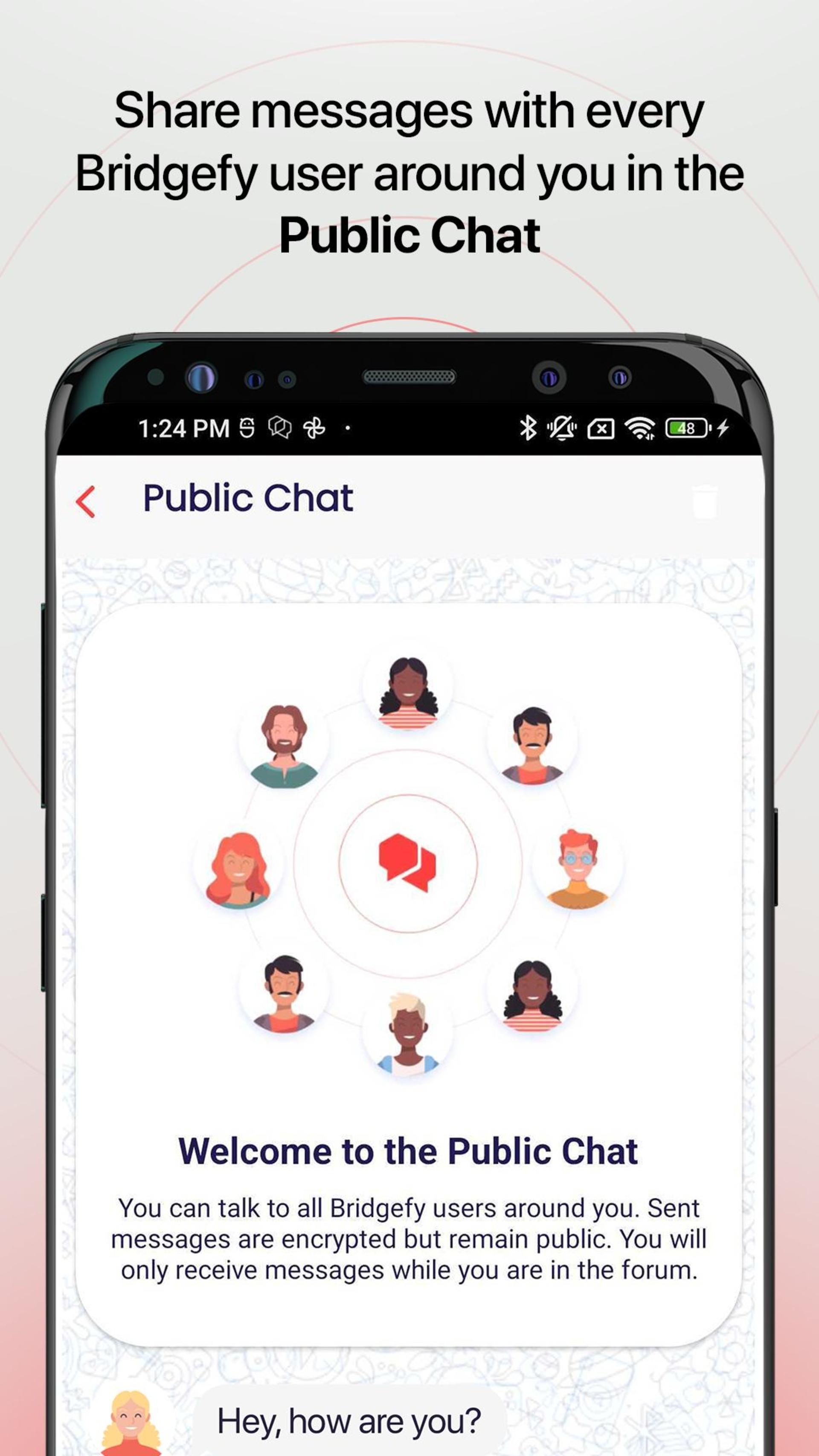 اپلیکیشن Bridgefy