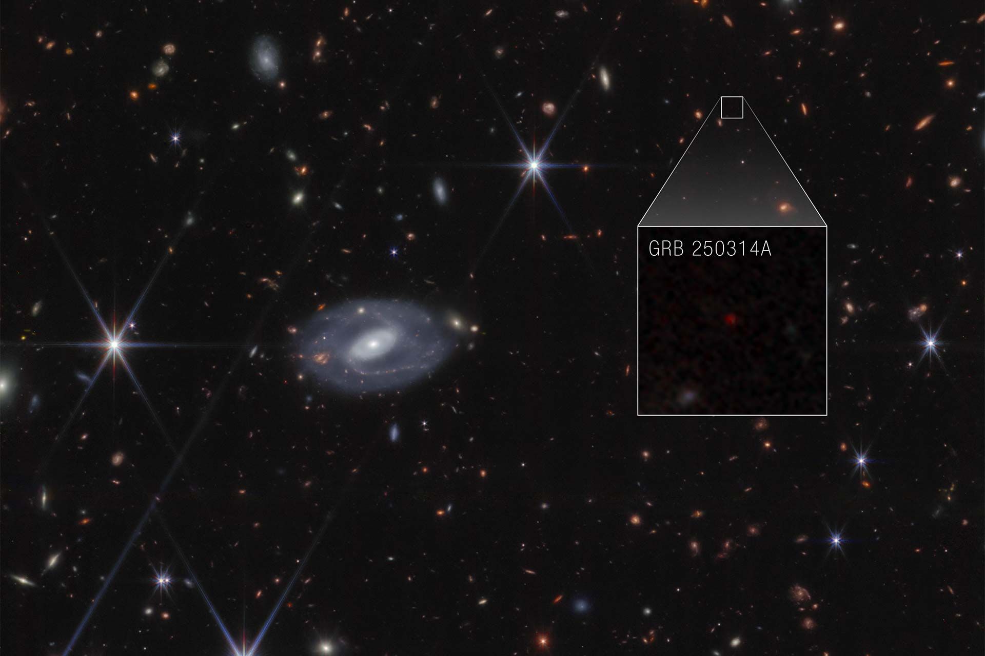 انفجار طولانی پرتو گاما GRB 250314A